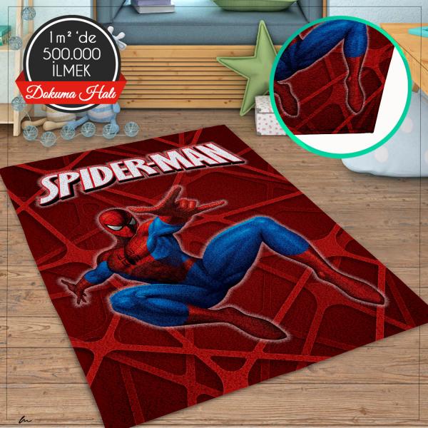 Veronya Spiderman3 Dokuma Halı Kalın Çocuk Odası Halısı