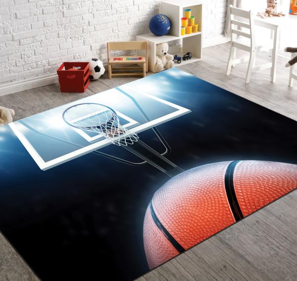 Veronya Basketbol2 Desen Kaymaz Taban Genç Odası Halısı