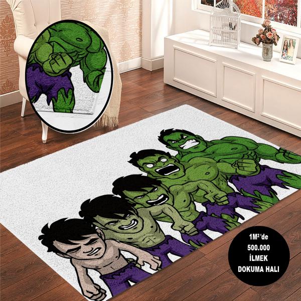 Herms Hulk  Dokuma Halı Kalın Halı  Çocuk Odası Halısı