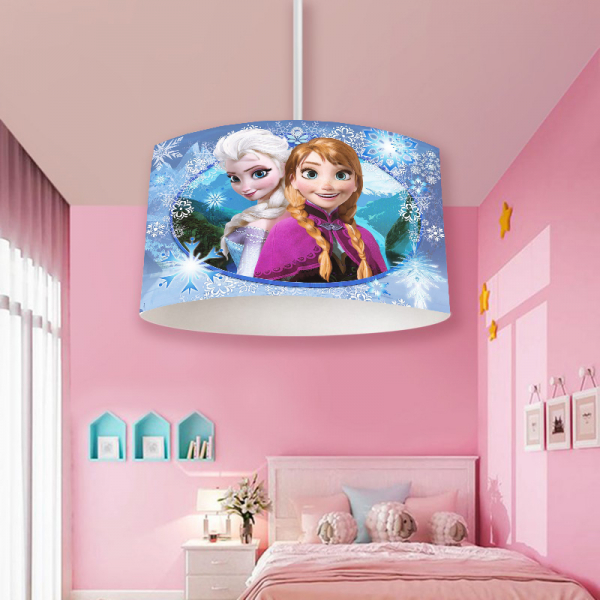 veronyaAvize,  Frozen Elsa 3 Desenli, Genç ve Çocuk Odası Avizesi